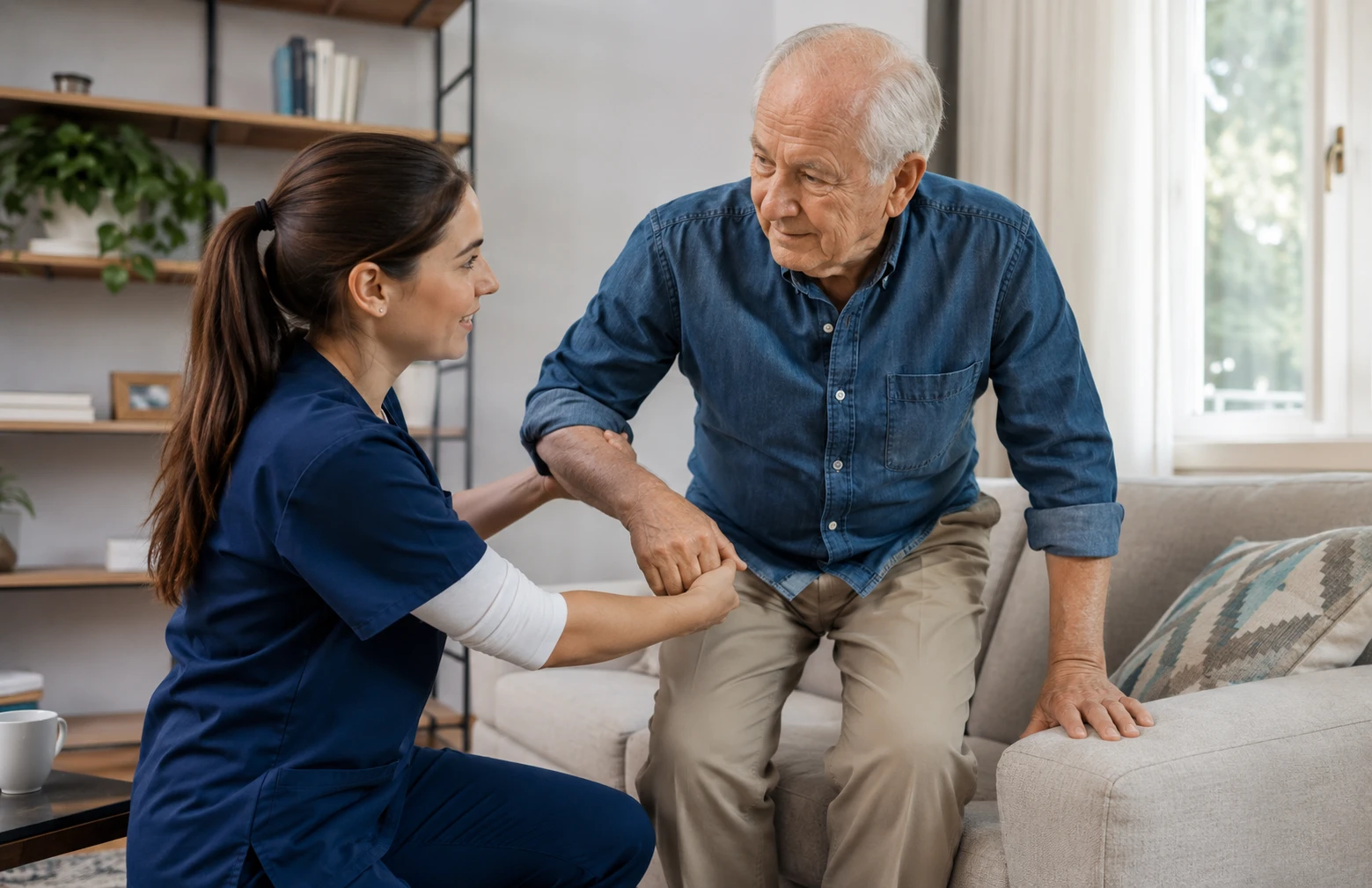Fisioterapia para idosos em casa